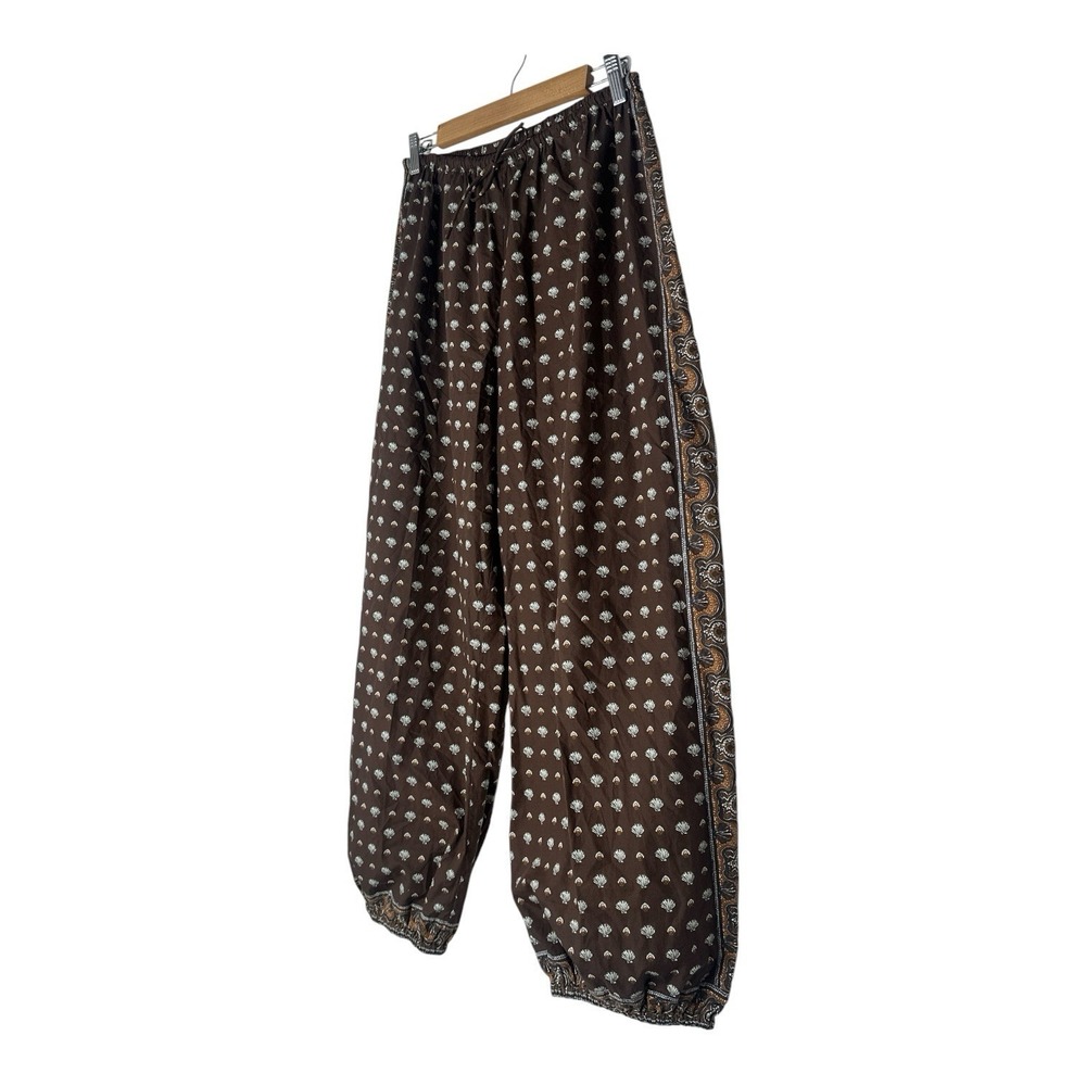 Doen Yarrow Pants Womens XS 100% Organic Cotton Boho Luxury Elastic waist - Picture 9 of 11